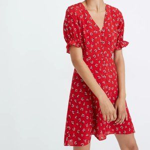 Madewell ditsy floral button down sundress